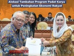 Menteri Basuki Pastikan  Alokasi Tambahan Program Padat Karya Untuk Peningkatan Ekonomi Rakyat