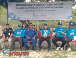 Polres Sibolga Laksanakan Bersih Pantai Bulan Cinta Laut, Dilaksanakan Sat Polairud