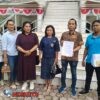 Istri Dari Salah Satu Anggota Komisi B DPRD Toba Bersama Kuasa Hukum Datangi Badan Kehormatan Dewan DPRD Toba.