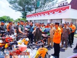 Kunker Ke Muba, Deputi Bidang Penanganan Darurat BNPB Support 16 Peralatan Penanganan Karhutlah