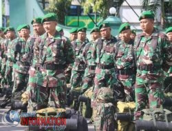 Dandim Pati Berangkatkan Ratusan Prajurit  Dalam Rangka HUT Ke-79 TNI  ke Jakarta