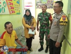 Bhabinkamtibmas Selamatkan Nyawa Warga Lanjut Usia Di Aek Habil.