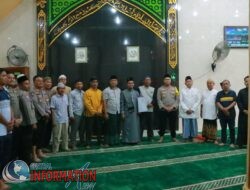 Kapolres Sibolga Jumat Curhat, Kunjungi Masjid Taqwa Muhammadiyah Sibolga.