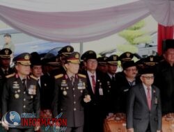 -Pjs. Bupati Pelalawan Dr. Jhon Armedi Pinem, ST., MT menghadiri Upacara Peringatan Hari Ulang Tahun.