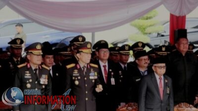 -Pjs. Bupati Pelalawan Dr. Jhon Armedi Pinem, ST., MT menghadiri Upacara Peringatan Hari Ulang Tahun.