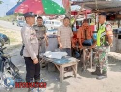 Polsek Pangkalan Kerinci Gelar Patroli 3 Pilar,  Wujudkan Pilkada Sejuk,