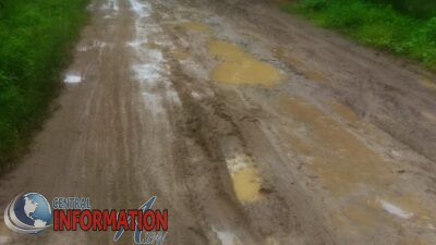 Jalan Desa Anjung Ganjang Dusun I Kecamatan Simpang Empat Kabupaten Asahan