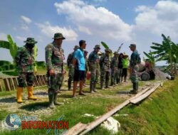 Progres TMMD Sengkuyung Tahap IV Di Desa Karangrowo Jakenan Lancar.