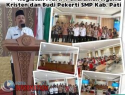 Kemenag Pati Gelar MGMP Pendidikan Agama Kristen SMP.