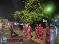 Polres Sibolga Laksanakan Patroli, Dilokasi Banjir.