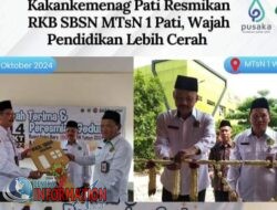 MTs N 1 Pati,Bangun Ruang ( Ruang Kelas Baru) RKB dengan Dana SSBN.