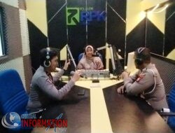 Satlantas Polres Siak sosialisasi Keselamatan Lalu Lintas Melalui Siaran Radio RPK Menjelang Pilkada 2024 dan Perkenalkan Riau Adalah KITA.