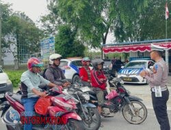 Cipta Kamsebtibcarlantas Serentak Seluruh Indonesia, Satlantas Polres Siak Gelar Operasi Zebra Lancang Kuning 2024