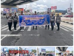 Team Preemtif Sasar Pengendara di Kawasan Traffic Light Pasar Pagi Arengka Pada Hari Ke-3 Ops Zebra LK-2024