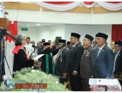 Penjabat Bupati Inhil H. Erisman Yahya menghadiri Rapat Paripurna DPRD Kab.