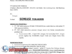 Direktur PT Mega Sukma Dan PT Yasuba DWI Perkasa Diduga Terlibat Kasus Pembelian Solar Non Subsidi Dengan Cek Kosong.