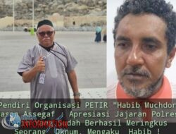 Habib Muchdor Hasan Assegaf  Apresiasi Jajaran Poli Yang Berhasil Ringkus Oknum, Mengaku Habib Cari cari Sumbangan.