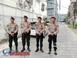 Satgas Preemtif Subsatgas Binmas Polda Riau Melakukan Kegiatan OMP LK-2024 di Wilayah Hukum Polda Riau.