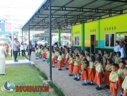 Polres Sibolga Kunjungi TK, Dalam Rangka Polisi Sahabat Anak, CegahTerhadap Penculikan Anak.