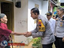 Kapolres Serahkan Baksos kegiatan bakti sosial di wilayah Desa Karangjambu dan Desa Sanguwatang, Kecamatan Karangjambu, Kabupaten Purbalingga.