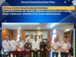 Kepala Divisi Pemasyarakatan Riau Silaturahmi Ke Wakajati Riau, Perkuat Sinergitas dan Kerjasama.