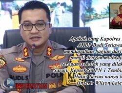 Buruknya Penegakan Hukum Tersebab Tololnya Seorang Kapolres.