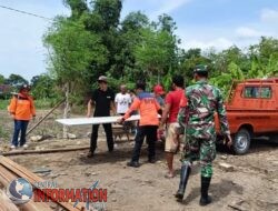 Badan penanggulangan bencana salurkan bantuan kepada korban yang terdampak angin kencang.