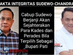 Berabe .tiba tiba Beredar di WAG selebaran Pakta Integritas yang diduga kuat dari Sudewo-Chandra.