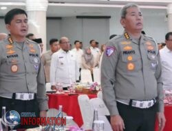 Sugeng Riyanta SH, Mhum Pj Bupati Tapteng Hadiri Rapat Koordinasi Tim Pembina Samsat Nasional di Aula Raja Inal Siregar.