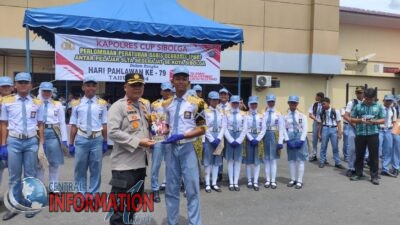 Polres Sibolga Laksanakan Lomba PBB Tingkat SLTA Se-Kota Sibolga.