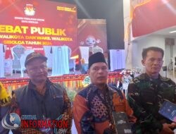 KPU Sibolga Gelar Debat Publik Perdana Empat Pasangan Calon Walikota dan Wakil Walikota Sibolga Kota Sibolga.