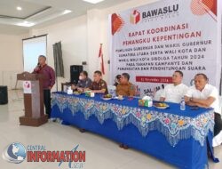 Jelang Pilkada Serentak 2024, Bawaslu Sibolga Gelar Rakor, Pemangku Kepentingan.