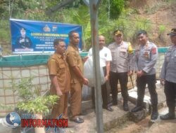 Dukung Program 100 Hari Kerja Presiden RI, Kapolres Sibolga Tabur Benih Ikan Lele.