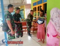 Koramil 12/Margorejo Turut Peduli Dalam Upaya Membantu Pengentasan Stunting .
