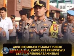 Polres Pringsewu menangkap  LSM dan  wartawan yang diduga memeras Kepala Desa (kades).