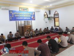 Kapolres Sibolga Mengikuti Khataman Alqur’an Dan Doa Bersama.