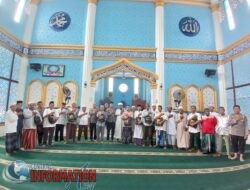 Tampung Curhatan Polres Sibolga, Laksanakan Jumat Curhat Di Masjid Raya Al-Jihad Sibolga.