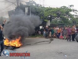 Ratusan Warga Pidoli Blokade Jalan Nasional: Kapolres Madina di Desak Tangkap Pelaku Pemerkosaan di TRB.