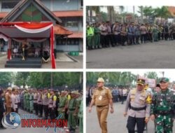 Polresta Pati Gelar apel Serpas pengamanan TPS Pemilukada 2024.