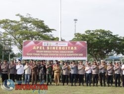 Jaga Kondusifitas Keamanan Pada Masa Tenang Pilkada, Polres Siak,Kodim dan Unsur Terkait Gelar Patroli Skala Besar