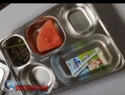 Menu Makan Siang Gratis ,seiris  Semangka .