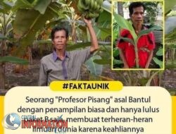 Lasiyo Profesor Pisang Tidak lulus SD ,Tidak Bakal Guna Di Negeri Sendiri.