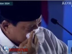 Momen Presiden Prabowo Subianto Menangis saat Pidato di Peringatan Hari Guru.