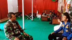 Babinsa dan Polri Bincang Santai dengan Anggota Pos NATARU dipos Pelabuhan Lama Kota Beringin