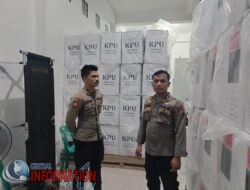 Polres Sibolga Kawal Ketat Pergeseran Logistik Pilkada 2024, Dari PPK Ke Gudang Logistik KPU Kota Sibolga.