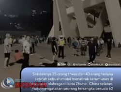 Tak Puas  Hasil Pembagian Harta Perceraian,  Lansia Tabrak Kerumunan Orang, Tewaskan 35 Orang.