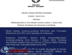 Penyebar Berita Perbuatan   “Asusila” seseorang melalui Medsos Bisa terancam Undang Undang ITe.