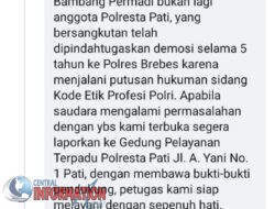 Dua kasus Laporan Oknum Polisi dan Mertuanya skongkol Teror dan Intimidasi Wartawan di Pati.