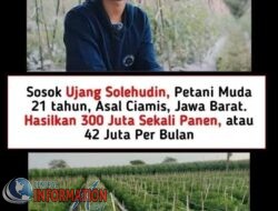 Ujang Sholehudin ,Buktikan jika Profesi Petani tak Patut   dianggap Sebelah Mata.