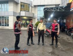 Personil Satuan Samapta Polres Sibolga Patroli Kota Presisi.